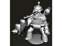 am storm psyon with fancy-pants lasergun and frak bomb by nadius