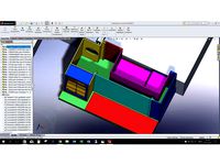 3DPandoras LEFT cover SOLLUTION set for 3D powder printer by 1010011011