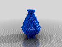 Pixel Vase by KRISP3D