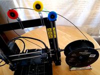 Prusa i3Mk2S Filament Guide for Side Feed by RayOfSunshine
