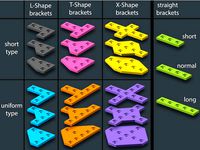 Customizable Plate Bracket for Aluminium Extrusion Profiles (Misumi 2020, 2040, 4040, ...) by mightynozzle