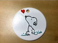 Snoopy pendant by bmanos
