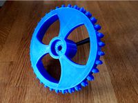 DIY Lawn Mower Robot wheel by peze78