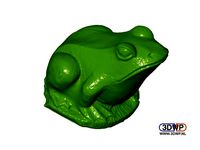 Frog Sculpture 3D Scan by 3DWP