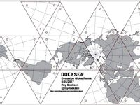 Dymaxion Globe Remix (Fuller Projection) in 3D by concretebox