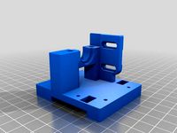 Hypercube Evolution Extruder Mount for PiBot Optical Reflection Endstop by siamkater