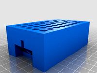 Wall mounted screwdriver bit holder set by gombarmin