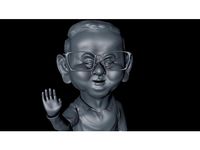 Ahok carricature High poly by gunawansy