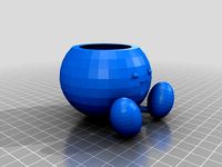 Oddish Plant Pot by 7RedFeathers