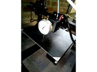 Tronxy X3 Dial indicator gauge holder by Panzergruppe