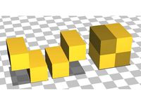 Double extruder - dual color - cube calibration by th3code