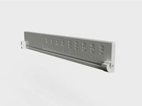 Extruder Filament Feed Calibration Ruler by vsch