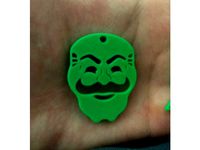 fsociety Mr. Robot  keychain by Azufaifo