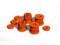 Anet a8 rear-frame stabilizer\ cable holder  by Adonay944