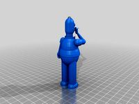 homer simpson smoking by Greycon
