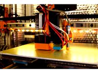 PetraPrinter: X Carriage - mgn12 on e3d titan 12mm inductive probe by zsellera