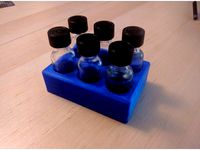 Glass Vial Rack by twoprops