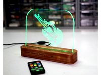 DIY Acrylic RGB LED Sign by OpenGreenEnergy