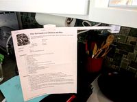 Magnetic Under-mount Recipe Holder by dfaszer