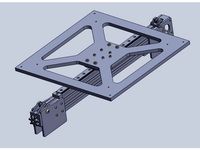 Micromake C1 Y-Axis linear guide mod with belt tensioner by Lapinoo