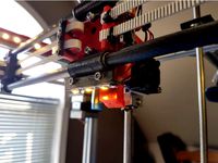 Hypercube LED Hotend mount bolt-on by Smokey15