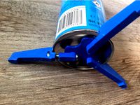 support pour cartouche/bouteille de gaz de camping environ 65mm ajustable (ajustable small camping gas cartridge/bottle holder) by cyril50