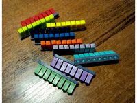 Tracker Holder for Zombicide Black Plague / Massive Darkness by chief_fly
