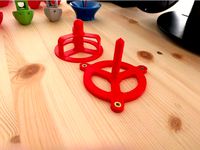 OpenSCAD Simple & Smart Spool Holder by kevfquinn