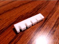Customizable Guitar Nut by DMCShep