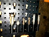 Pegboard (euro) 1/4 bit holder by tsh2