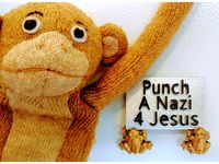 Punch A Nazi 4 Jesus Sign by sboger