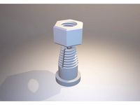 E3D Pneumatic Bowden Coupler with tapered thread / Coupling 1/8" 1/8 PC4-M10 by GlynD