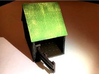 Horse Stable with Swinging Gate by melabam