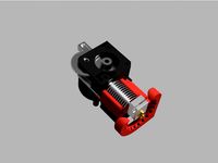 E3D v6 and Titan extruder Cyclone layer fan Makergear M2 by Zeeflyboy