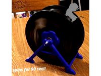 Spoolio - Hatchbox Spool Holder for 1kg 1.75mm Filiment by mjfidler
