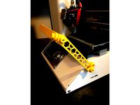 Adjustable LED Light Arm for 10mm x 50m LED Strip Sections by bluebomber