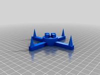 Automatic watering bottle cap with stabilisator by lalka