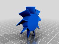 Fan blade for DC motor by azzabazza