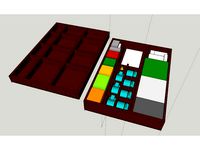 Caverna Board Game Insert (Foamcore) by spronkey