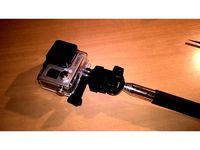 Gopro selfie pole adaptor by Damien68