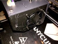 AnyCubic i3 Mega Hotend Fan Holder by AsmDemon