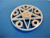 Satanic Fidget Spinner by vtc86