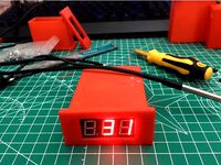 3 Digits, 7 Segment Temperature Sensor Box by sang84119