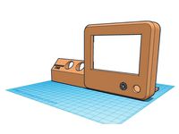 Boitier ecran 12864 + panel control by GeekerieCie
