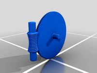 Another Worm Gear (Globoid 120:1) by pauljs75