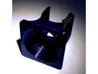 4010 long fan duct for E3D V6 Clone by drwatson6