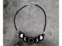 Glowing Solar Eclipse Pendant by VickyTGAW