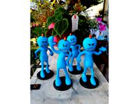 Rick and Morty assortment of Mr. Meeseeks by dricketts
