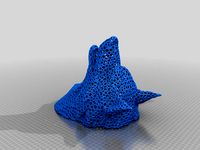 Voronoi Wolf Head by miodice