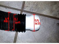 Ridgid Shop Vac hose 2 hose coupler adapter 2.25" by mar363636